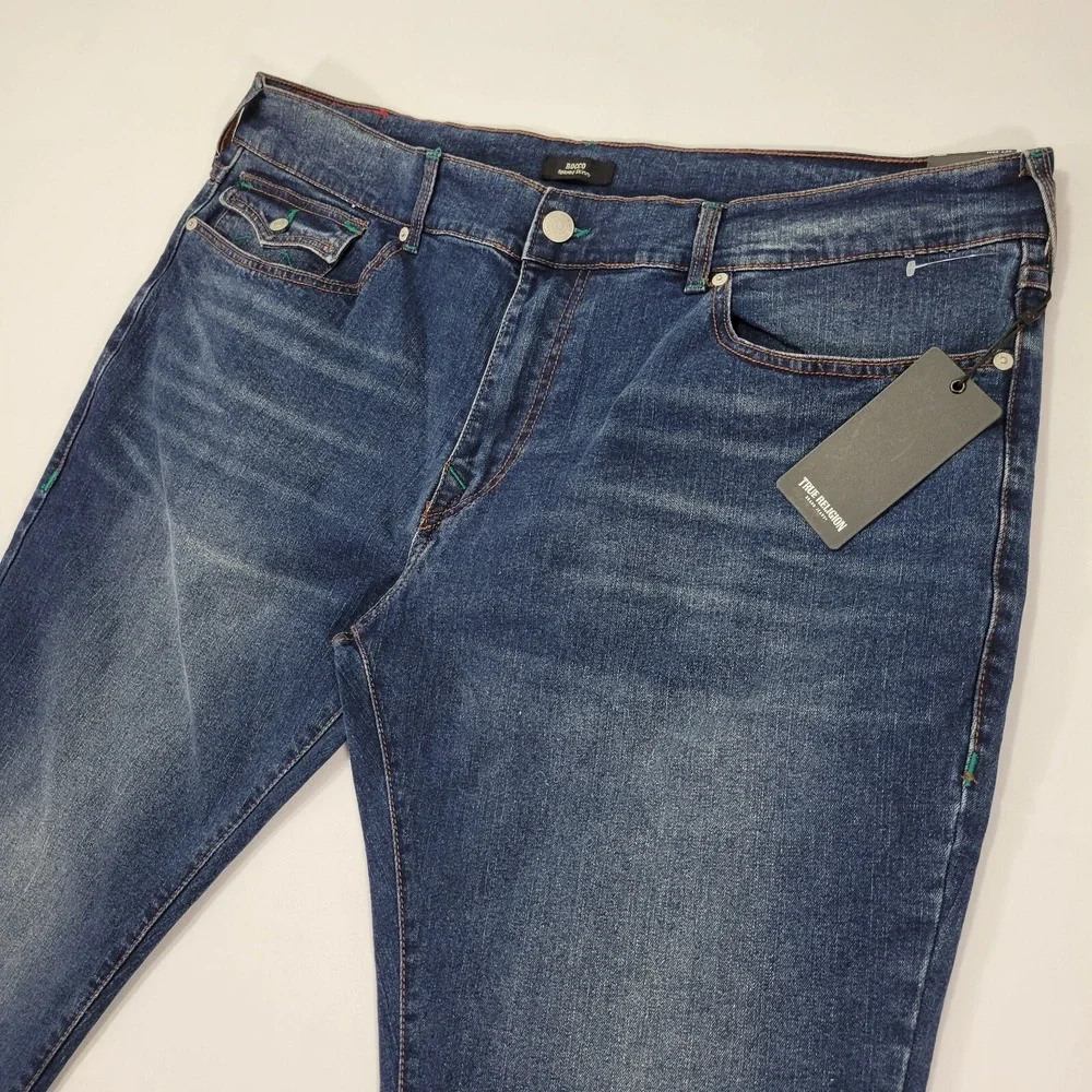 True Religion Men's Denim Jeans ROCCO‎ SN FLAP SKINNY Size 42 x 32